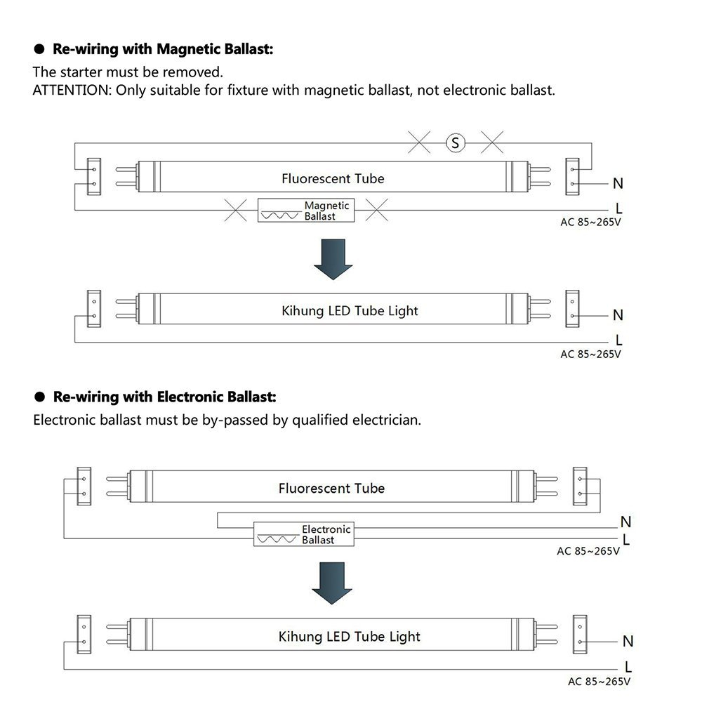 T12 Wiring Diagram | Wiring Library - T8 Led Tube Wiring Diagram