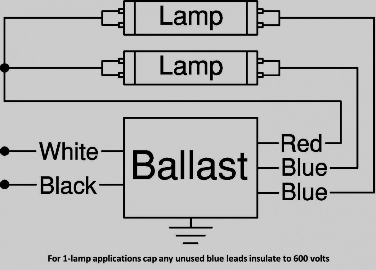 T5 Ballast Wiring Diagram 120 277 | Wiring Diagram - 4 Lamp 2 Ballast Wiring Diagram