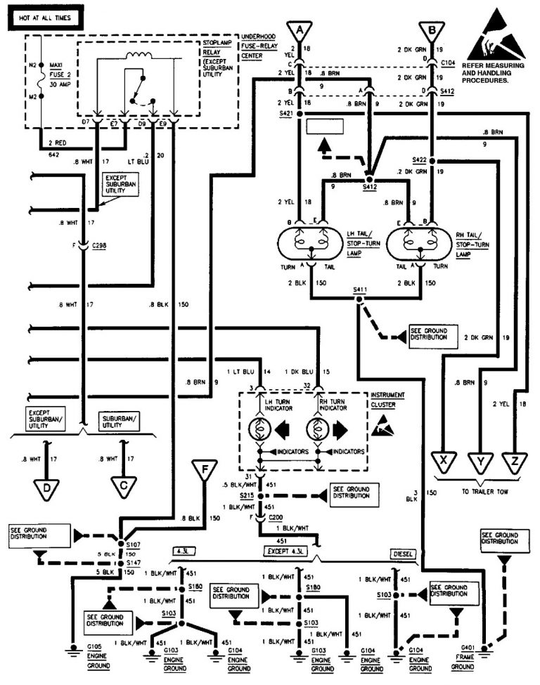 Tahoe Boat Wiring Diagram Manual EBooks 1997 Chevy Silverado