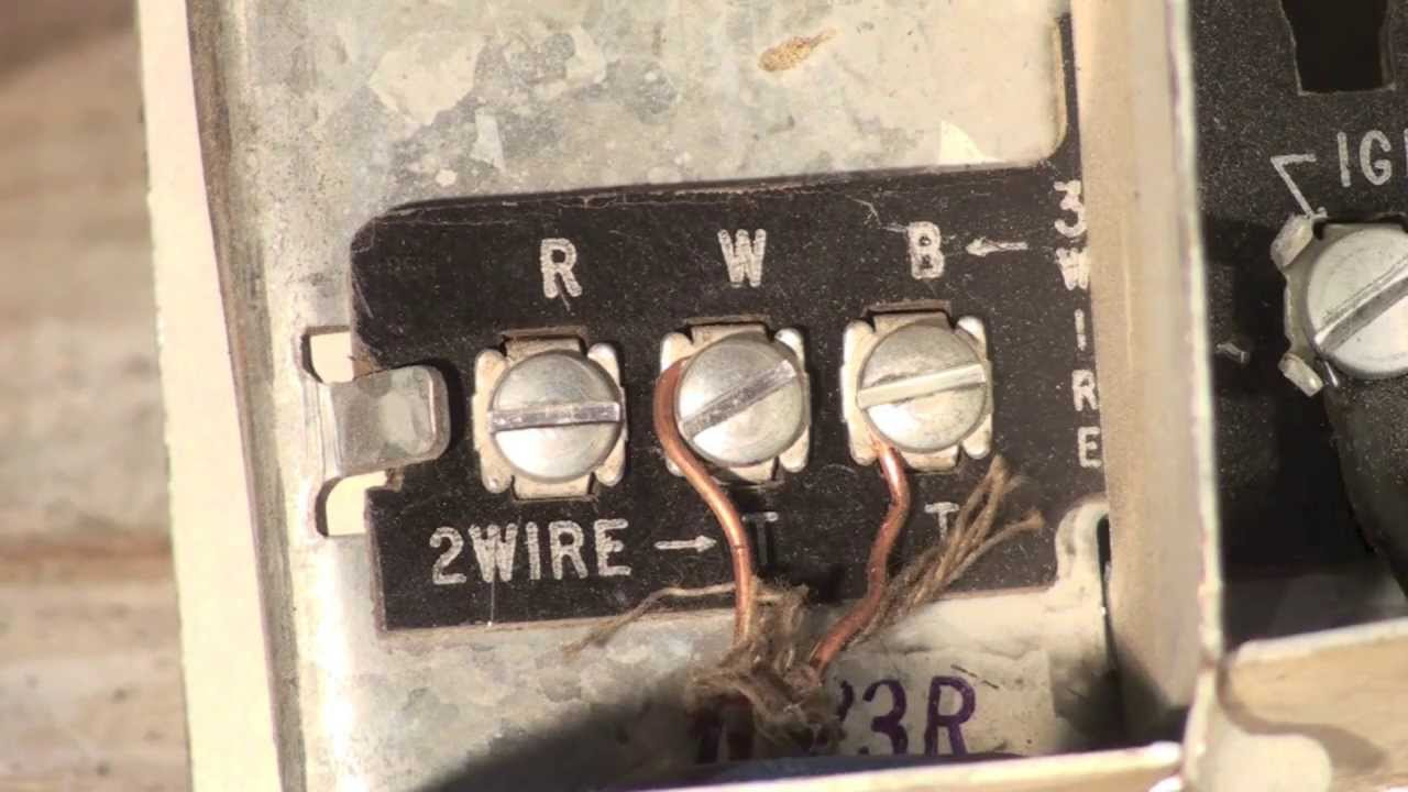 Thermostat Wiring For The Oil Furnace - Youtube - Furnace Thermostat Wiring Diagram