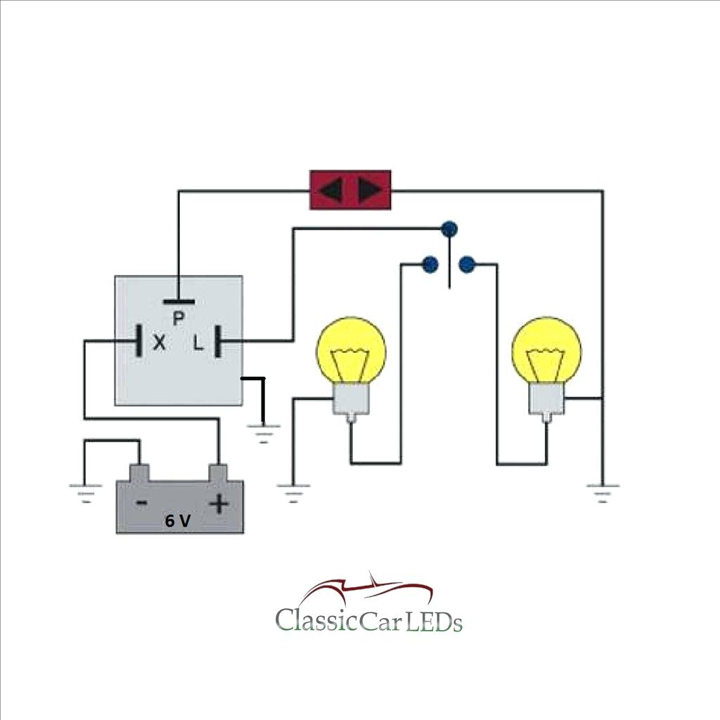Turn Signal Flasher 3 Pin Flasher Relay Wiring Diagram
