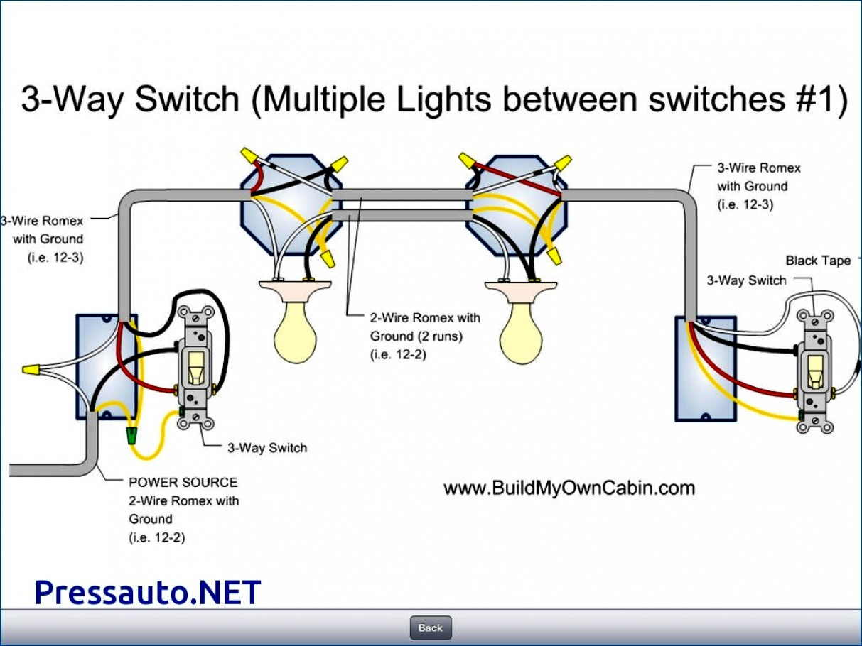 Wiring Diagram For 3 Way Switch - Cadician's Blog