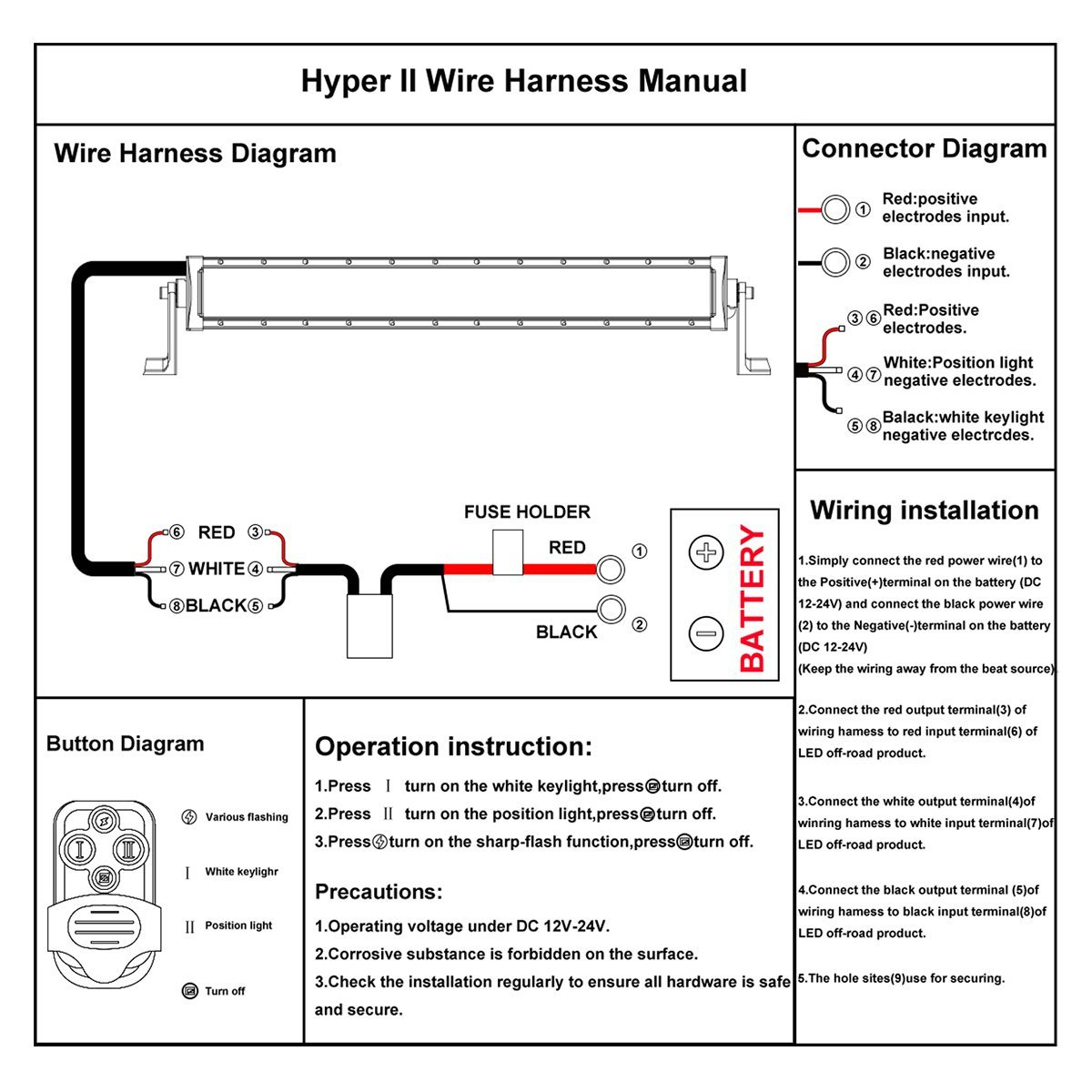 Three Wire Led Auto Switch Diagram | Wiring Library - Led Light Bar Wiring Harness Diagram