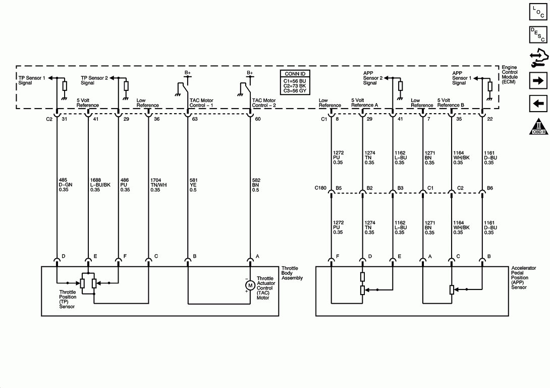 Throttle Position Sensor Wire Diagram 4 | Manual E-Books - Throttle Position Sensor Wiring Diagram