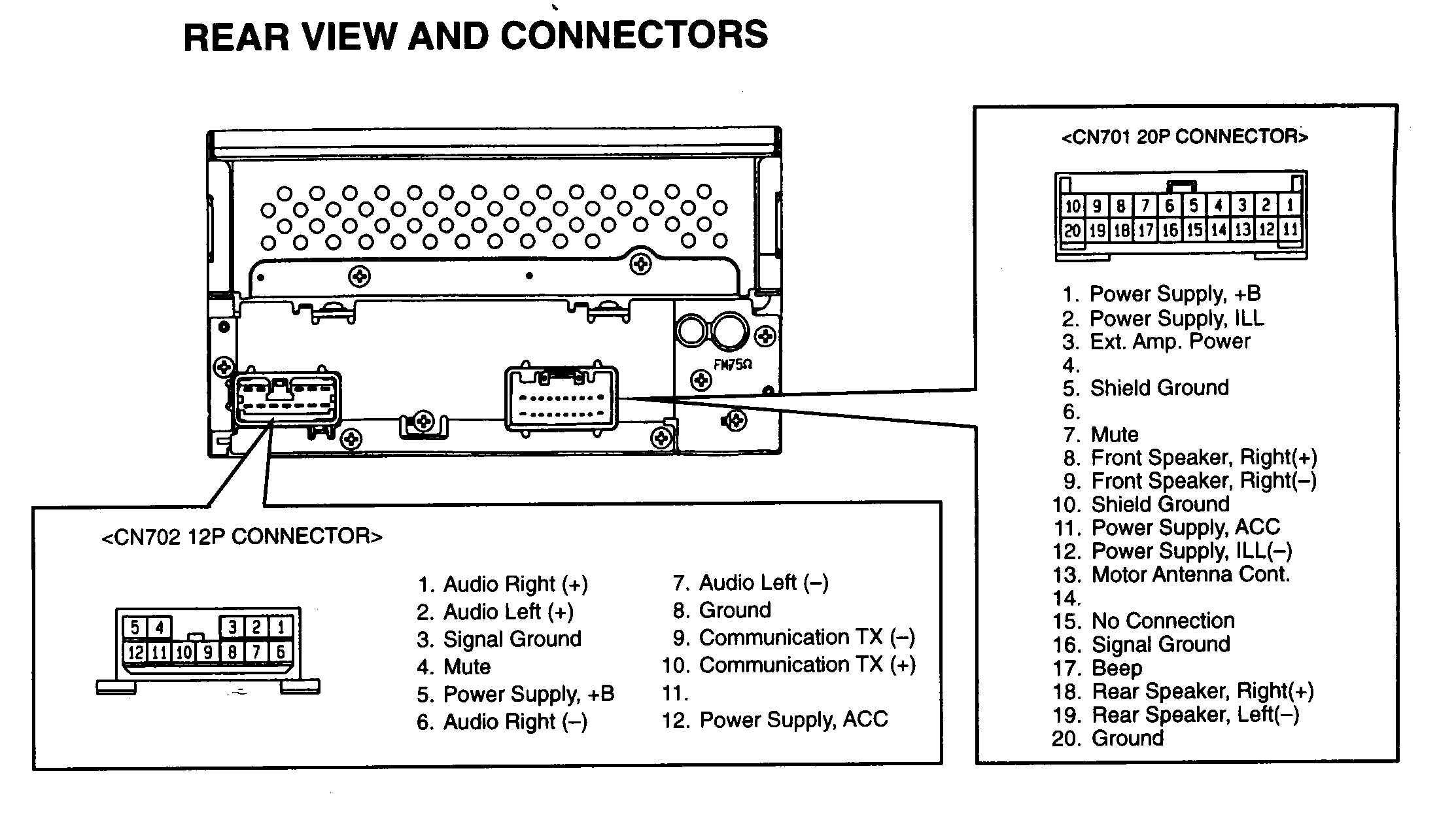 Toyota Car Stereo Wiring - Wiring Diagram Data Oreo - Car Amp Wiring Diagram