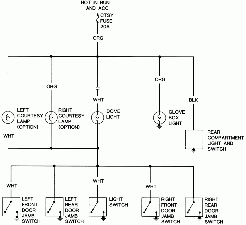 Toyota Dome Light Wiring Diagram | Wiring Diagram - Dome Light Wiring Diagram