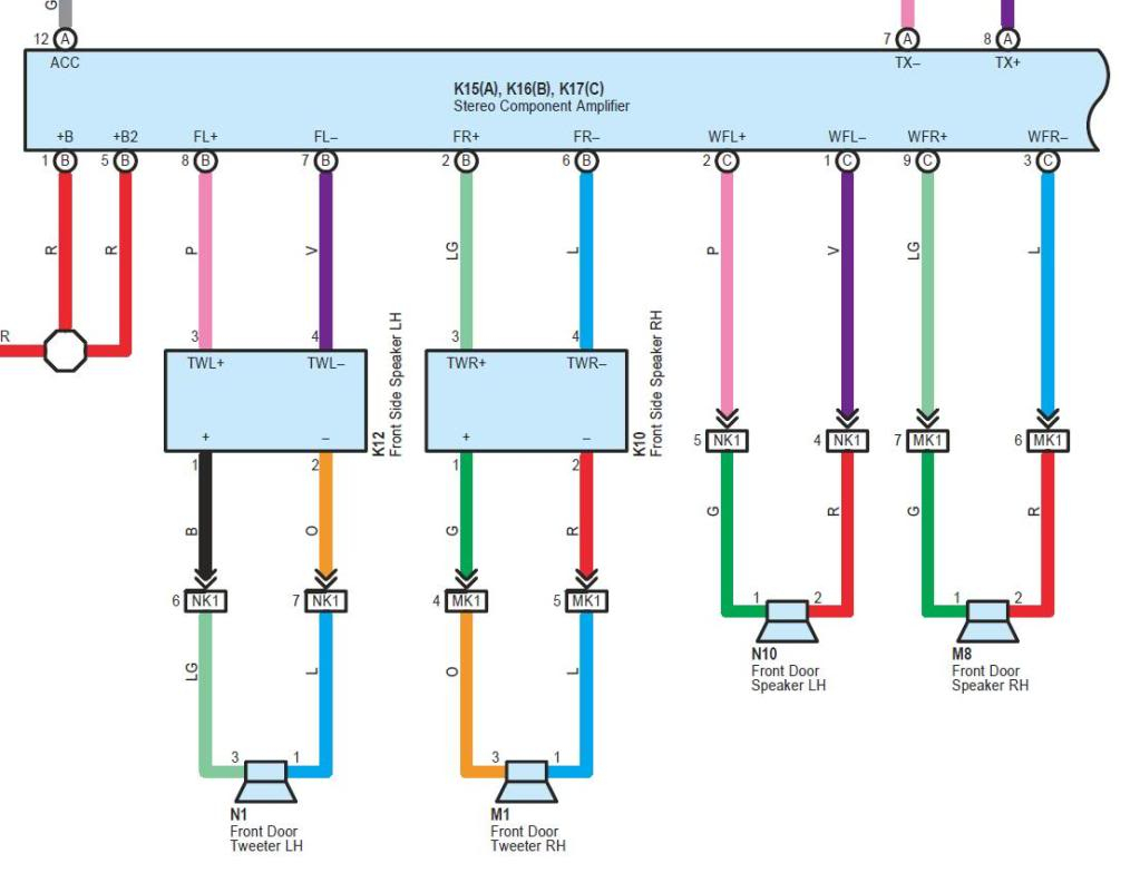 Toyota Jbl Amplifier Wiring Diagram | Manual E-Books - Toyota Jbl Amplifier Wiring Diagram