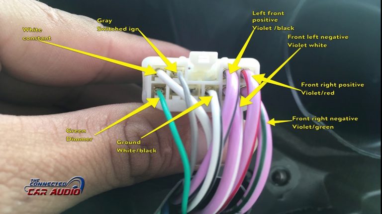 Toyota Tacoma Stereo Wiring Diagram 2016 And Up - Youtube - Toyota