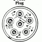 Trailer And Towed Light Hookups   Seven Pin Trailer Wiring Diagram