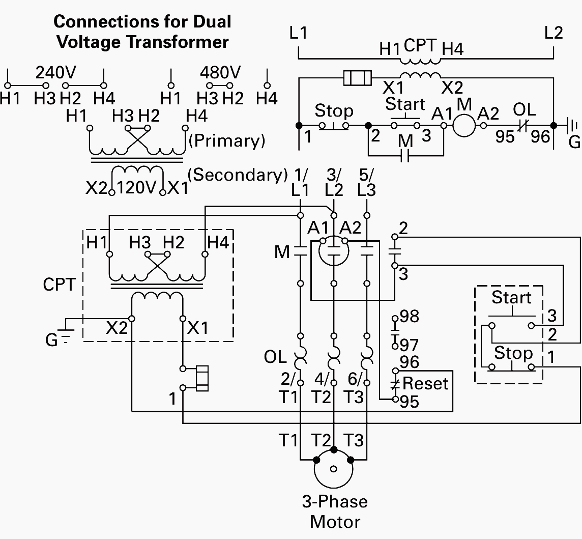 3 Phase Transformer Schematic
