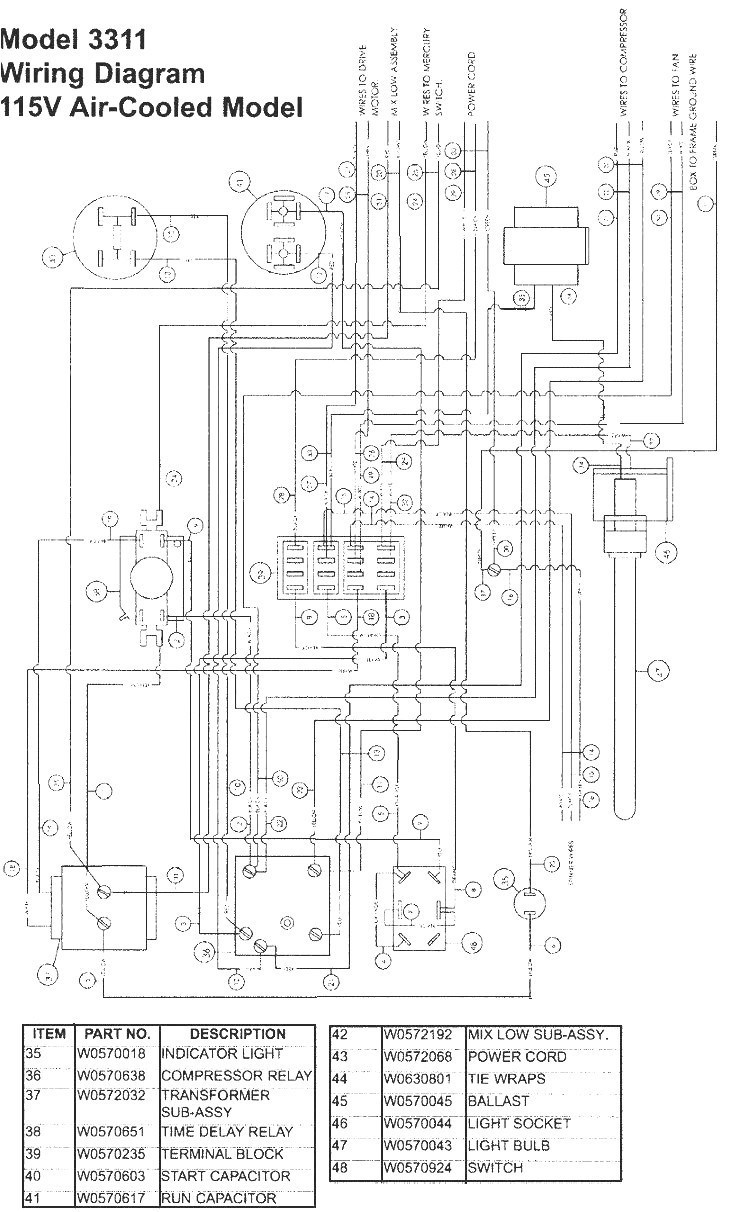 True Freezer Schematics | Wiring Diagram - True Freezer T 49F Wiring Diagram