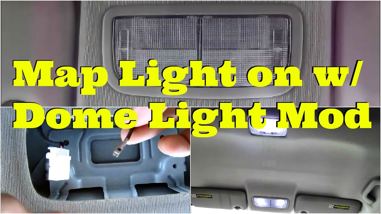 Tutorial: Map Light On With Dome Light Mod -Diycarmodz - Youtube - Dome Light Wiring Diagram