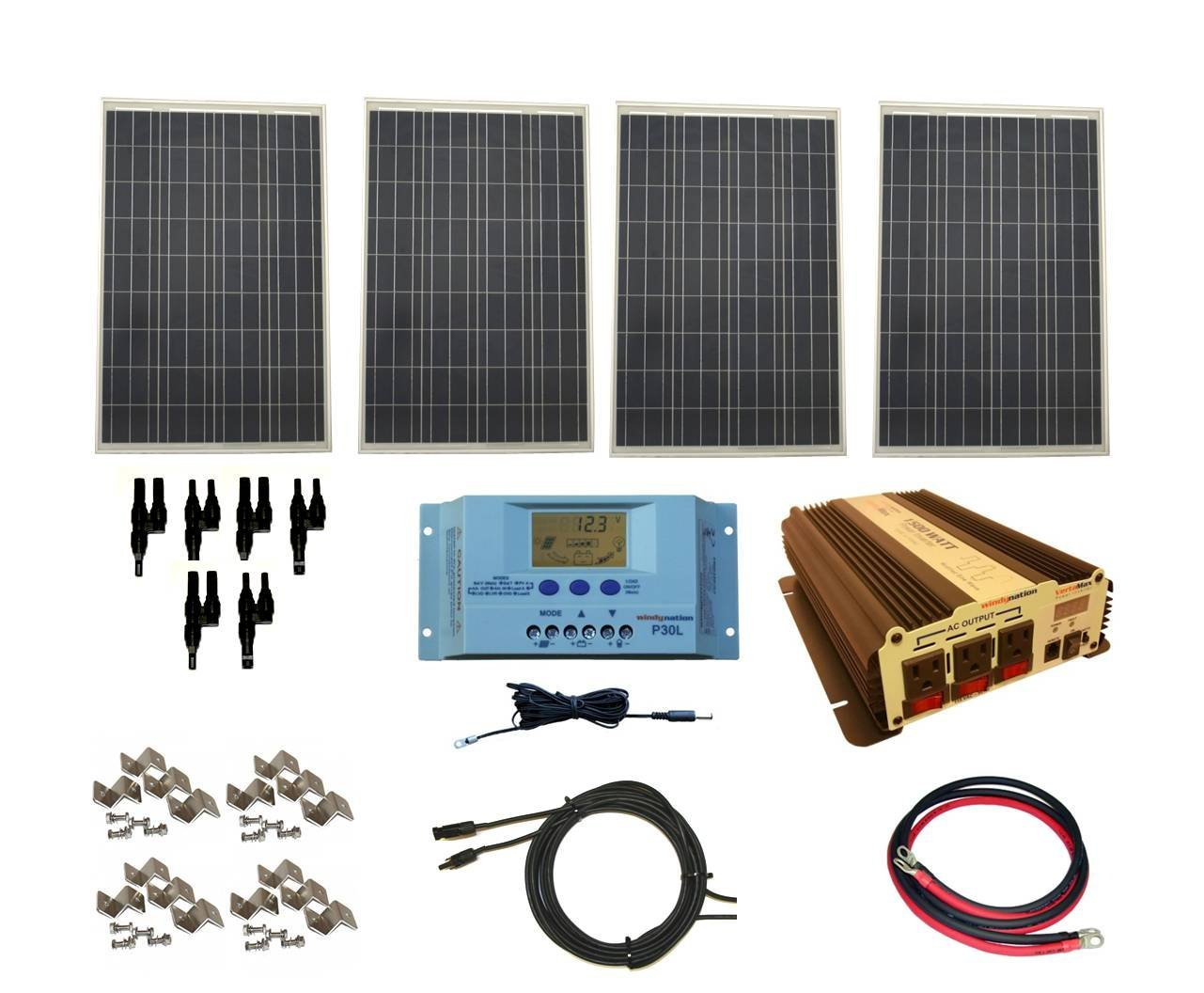 Ultimate Guide To Best Rv Solar Panels, Kits &amp;amp; Systems - Rv Power Converter Wiring Diagram