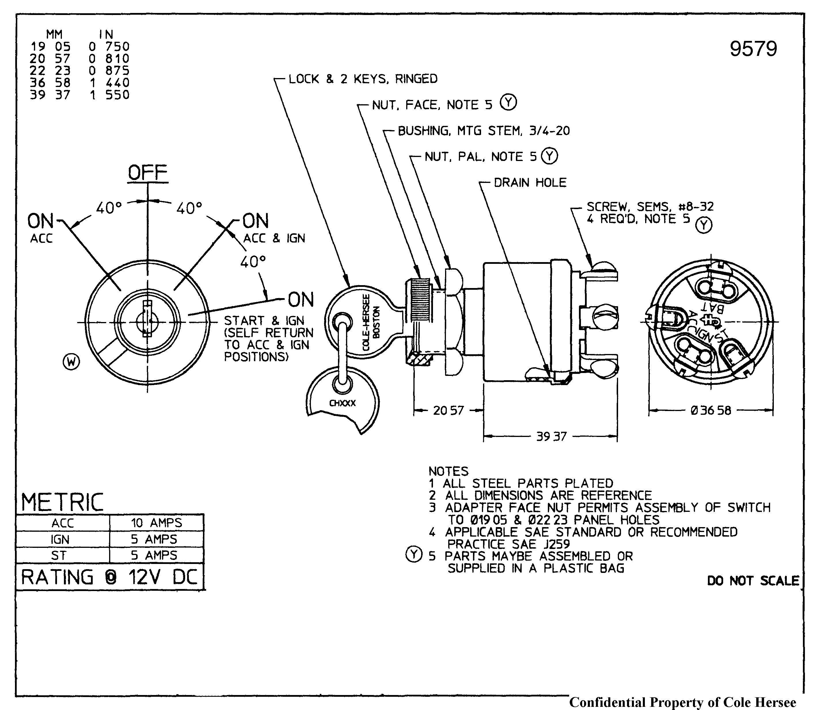 Universal Key Switch Wiring Diagram | Wiring Diagram - 3 Position Ignition Switch Wiring Diagram