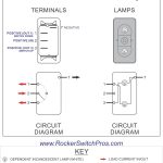 V6D1 Rocker Switch | On Off On | Spdt | 2 Lights | Rocker Switch Pros   Carling Switch Wiring Diagram