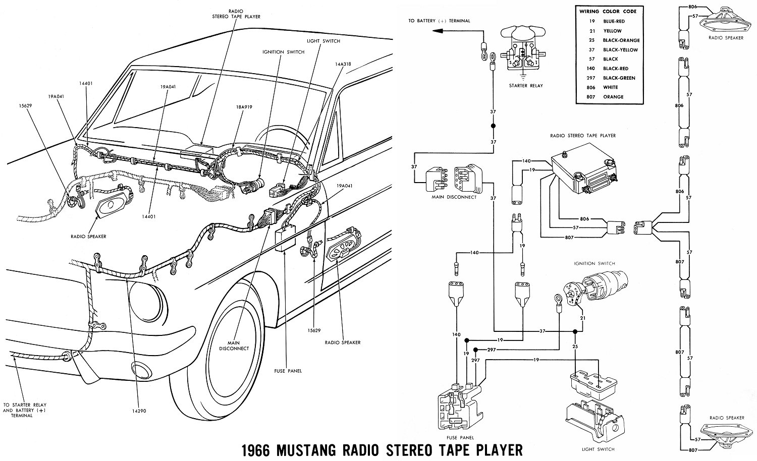 Vintage Mustang Wiring Diagrams - 1965 Mustang Wiring Diagram