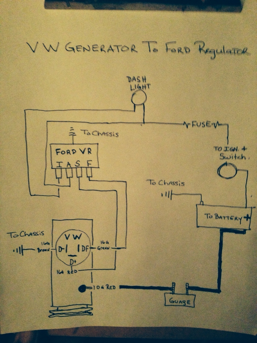 Volkswagen Beetle Questions - Try This Again. I Have A 1974 Beetle - Alternator Wiring Diagram Internal Regulator