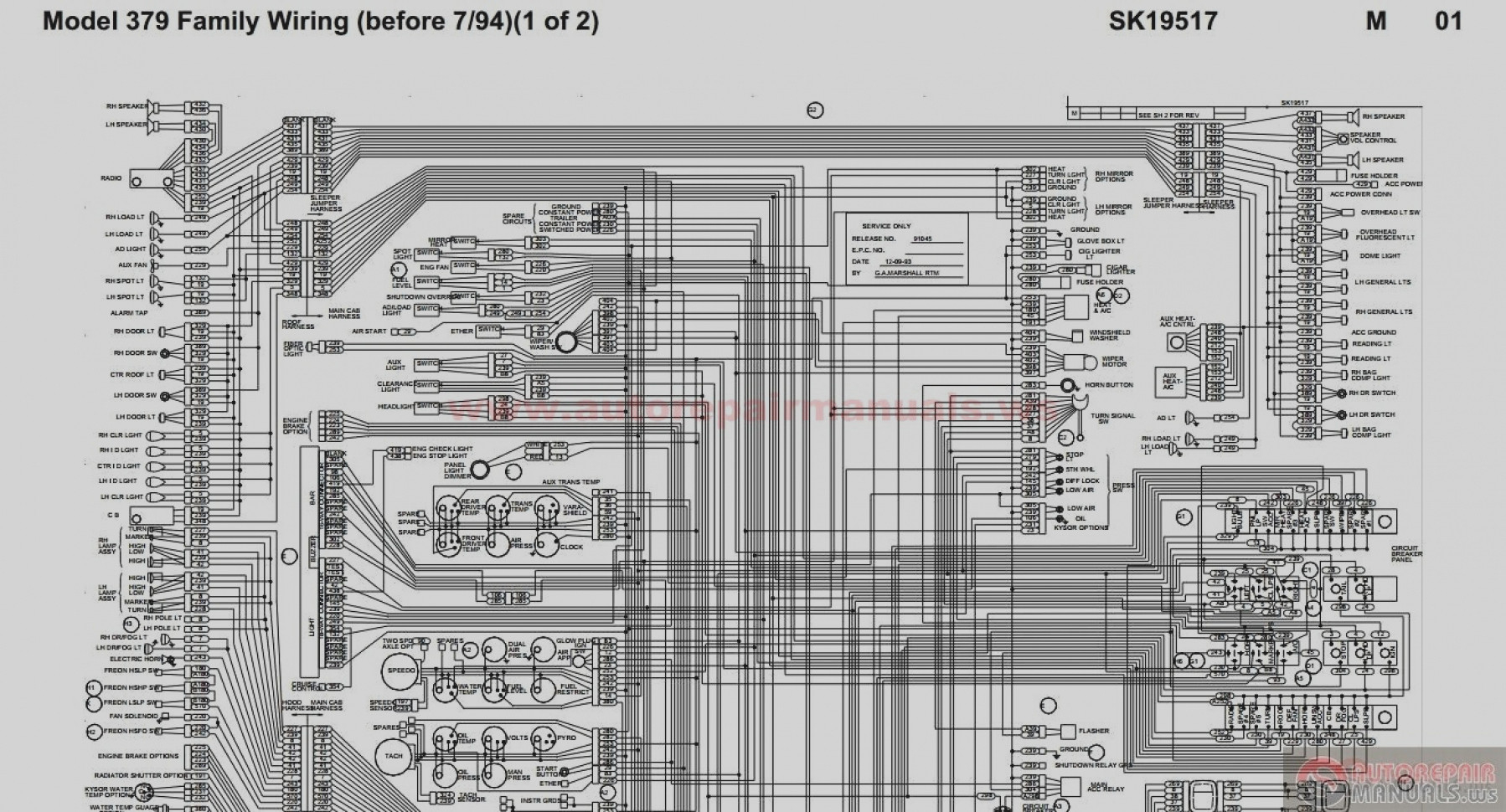 W900 Wiring Diagram | Wiring Library - Peterbilt 379 Wiring Diagram