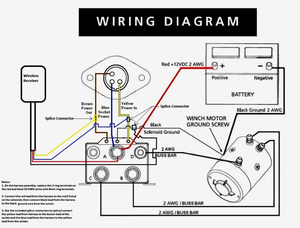 Warn Winch Motor Wiring Diagram | Manual E-Books - Warn Winch Wiring Diagram