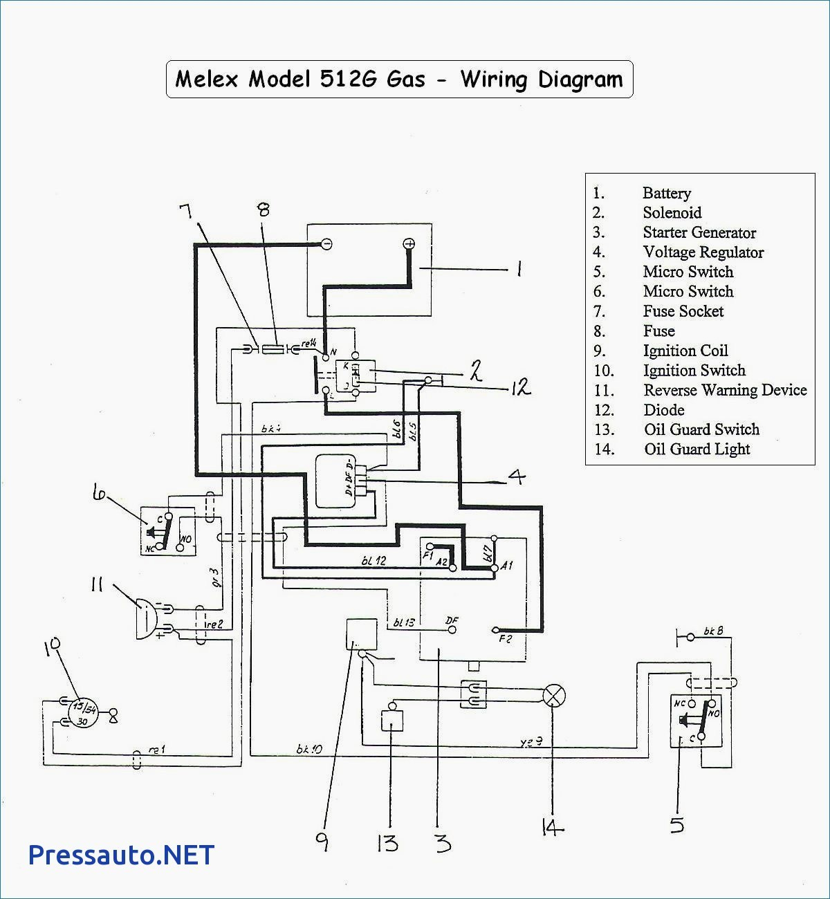 Golf Cart Solenoid Wiring Diagram - Cadician's Blog