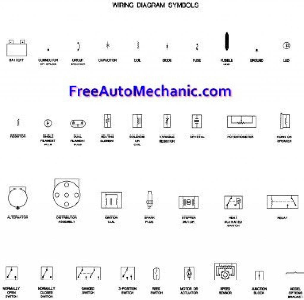 Wire Diagram Symbols - Wiring Diagram Data - Electrical Wiring Diagram Symbols