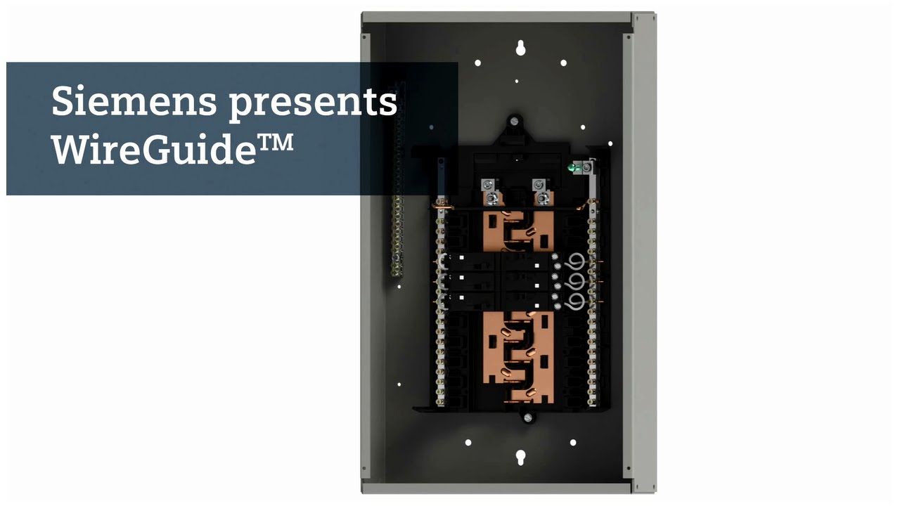 Wireguide Load Center Teaser - Youtube - Siemens Load Center Wiring Diagram