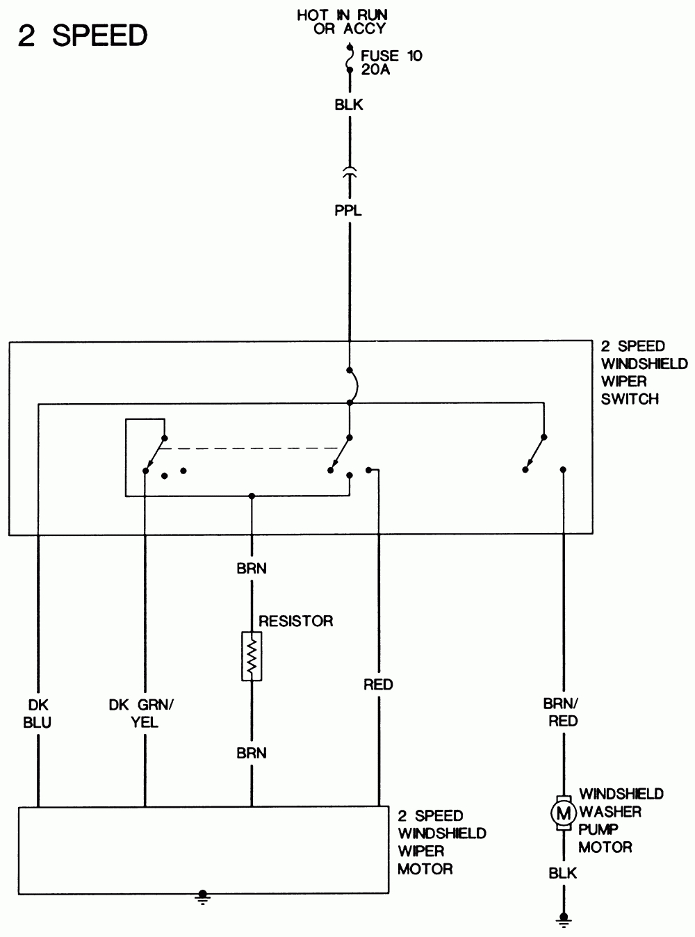 Wiring 1988 F 150 Wiper Motor - Wiring Diagrams - Wiper Motor Wiring Diagram Chevrolet