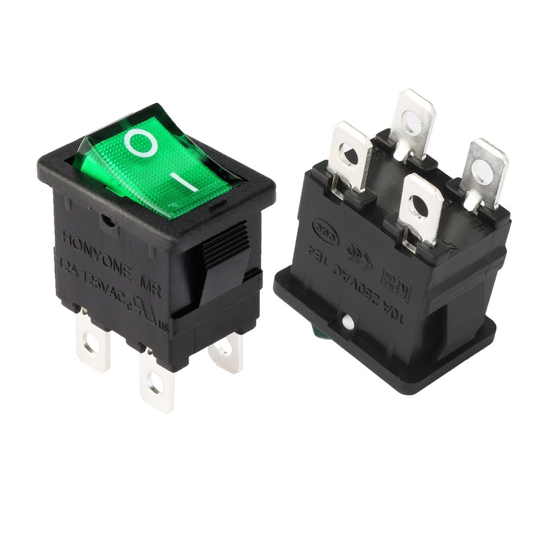 Wiring A 4-Pin Dpst Illuminated On-Off Rocker Switch - Electrics - 4 Pin Rocker Switch Wiring Diagram