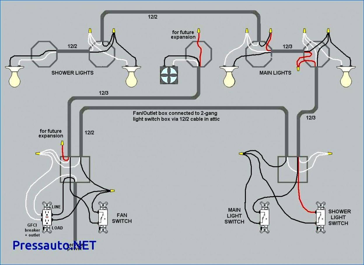 Wiring A Light Switch And Gfci Schematic Free Download | Wiring Diagram - Gfci Outlet With Switch Wiring Diagram