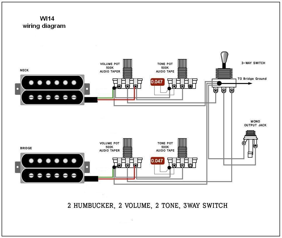 Wiring Diagram. Electric Guitar Wiring Diagrams And Schematics - Pickup Wiring Diagram