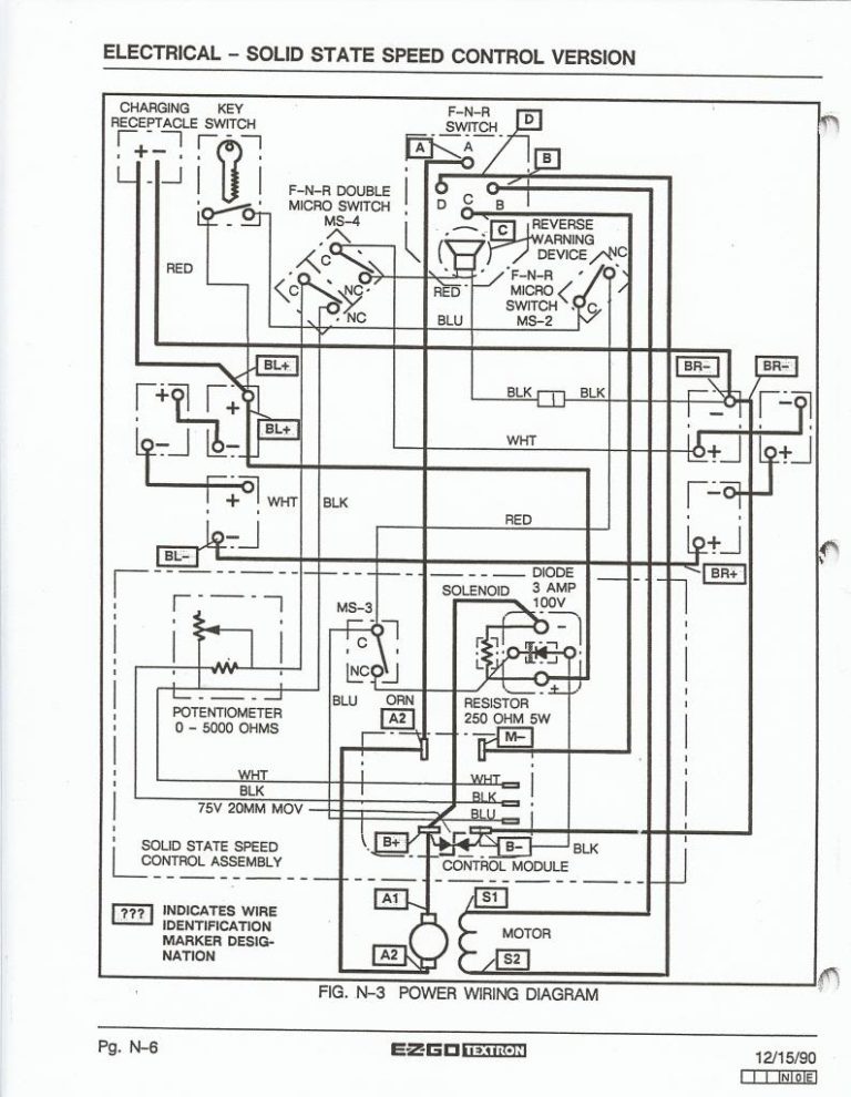 Wiring Diagram Ezgo Golf Cart Ez Go At Electric - Wiring Diagrams ...