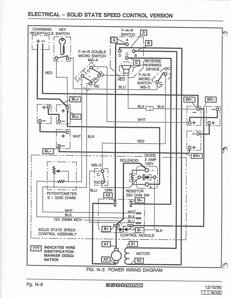 Ezgo Starter Generator Wiring Diagram In Golf Cart Gas For Ezgo - Ezgo