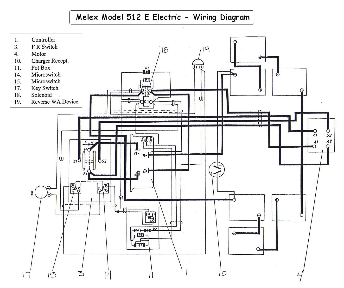 Wiring Diagram For 36 Volt Golf Cart | Manual E-Books - Golf Cart