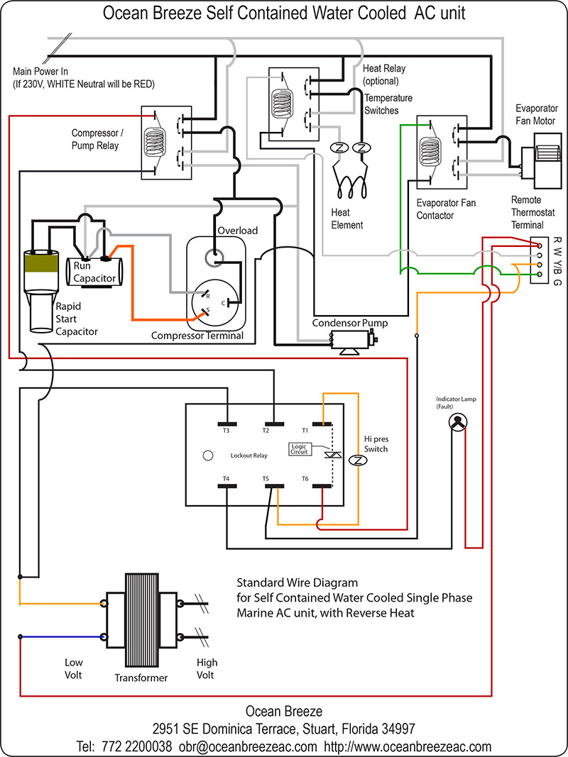 Wiring Diagram For Air Conditioning Unit - Wiring Diagram Data - Air Conditioner Wiring Diagram