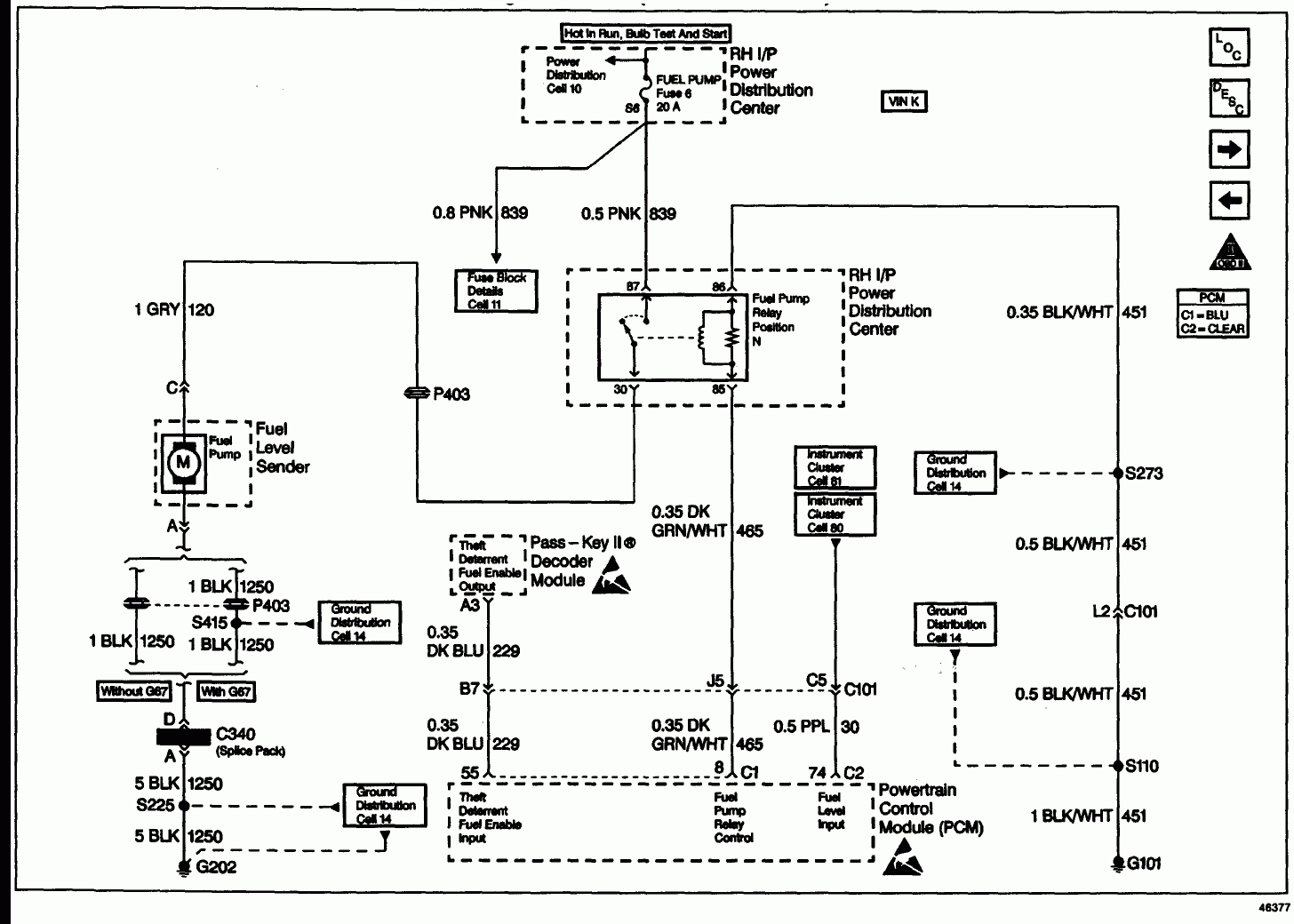 Fuel Pump Relay Wire Diagram