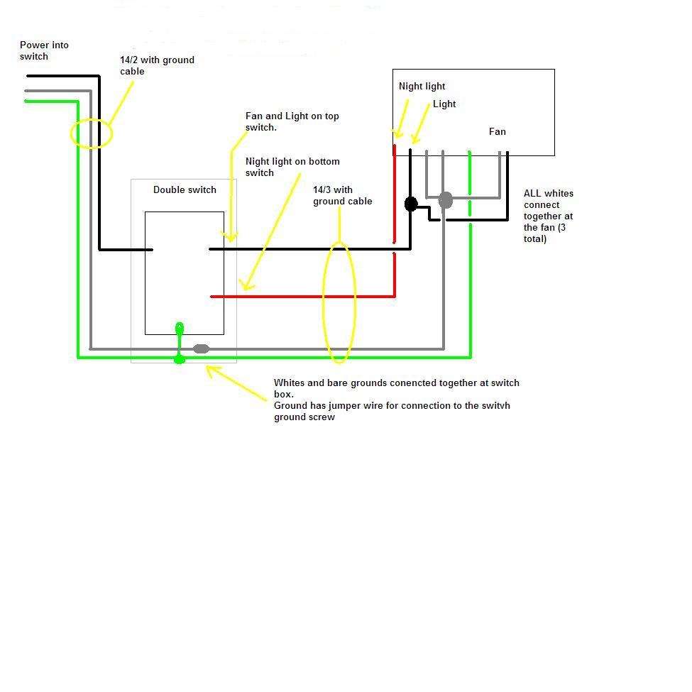 Wiring Diagram For Bathroom Fan Timer - Wiring Diagrams Hubs - Bathroom Wiring Diagram