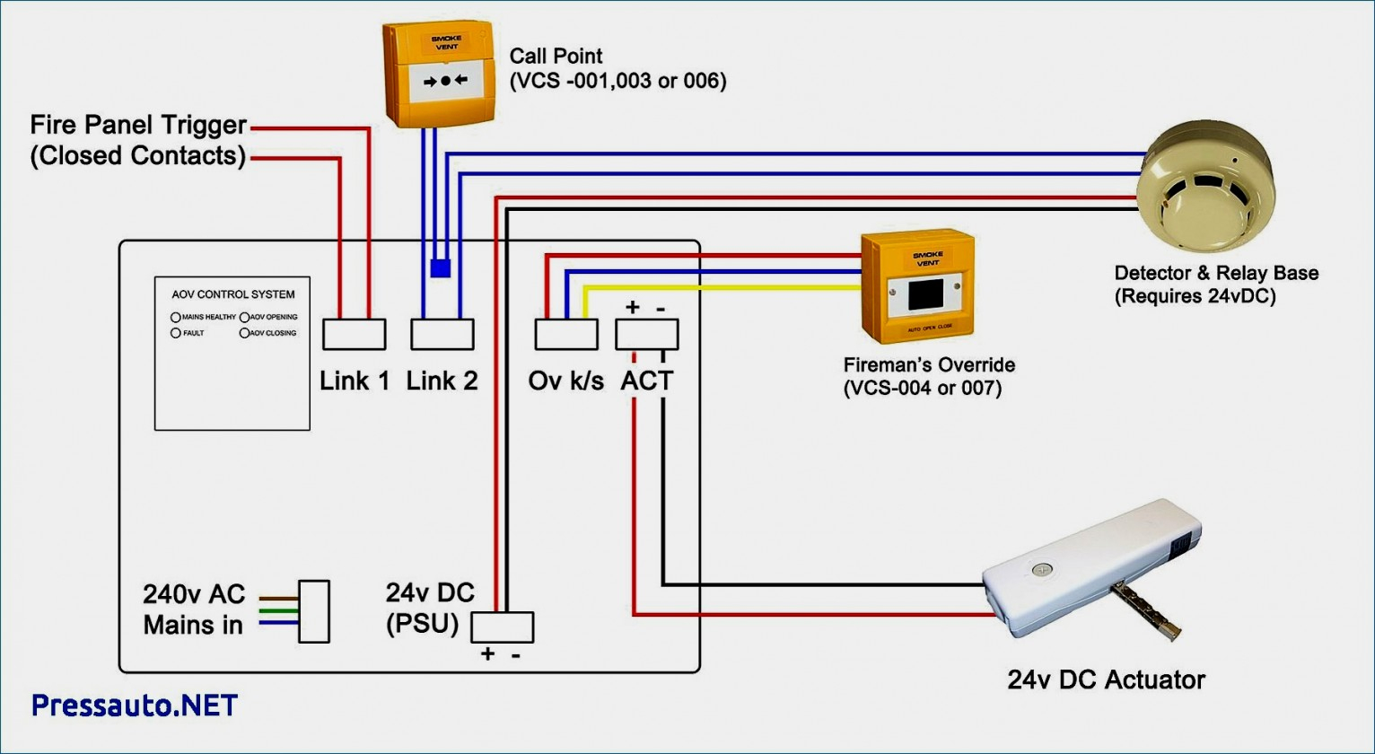 2 Wire Smoke Detector Wiring Diagram - Cadician's Blog