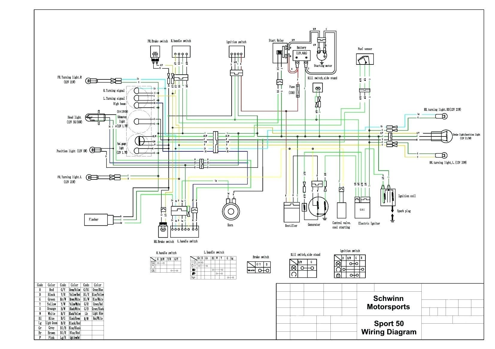Wiring Diagram For Tao Tao 110Cc 4 Wheeler | Wiring Diagram - Chinese 4 Wheeler Wiring Diagram