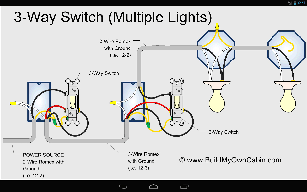 2 Way Switch Wiring Diagram - Cadician's Blog