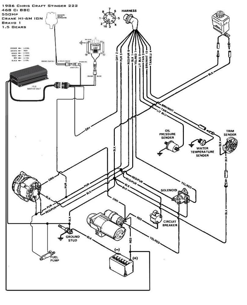 1989 Mercruiser 4 3 V6 - Mercruiser 4 3 Wiring Diagram