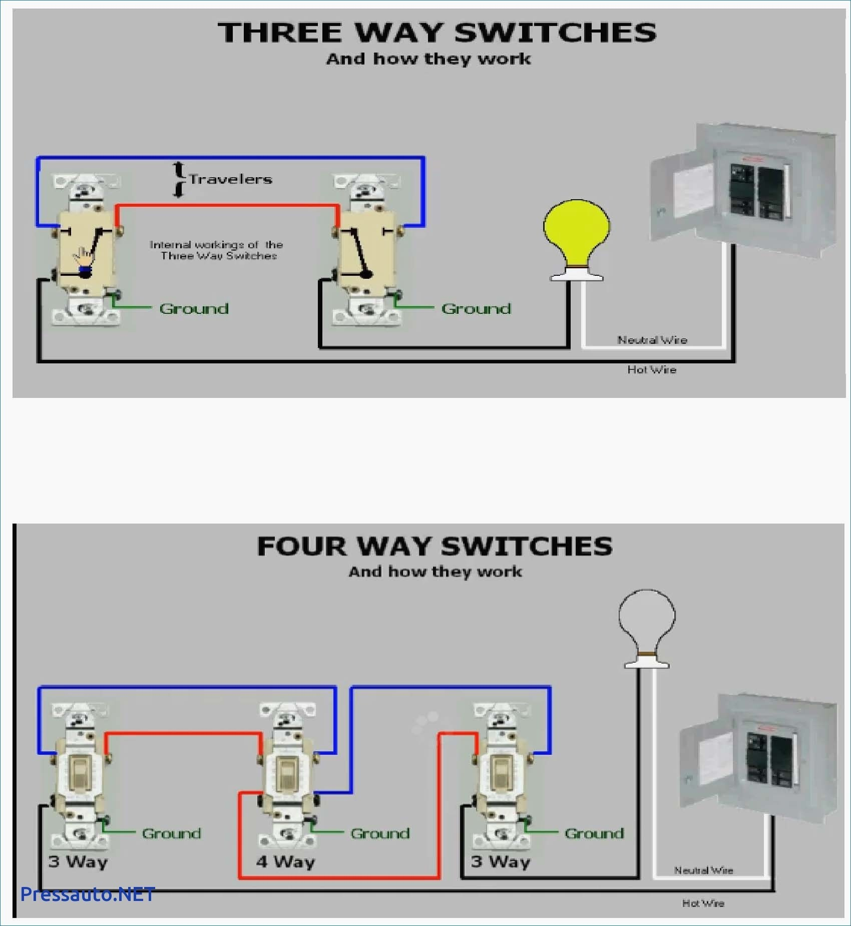 4 Way Switch Wiring Diagram Multiple Lights