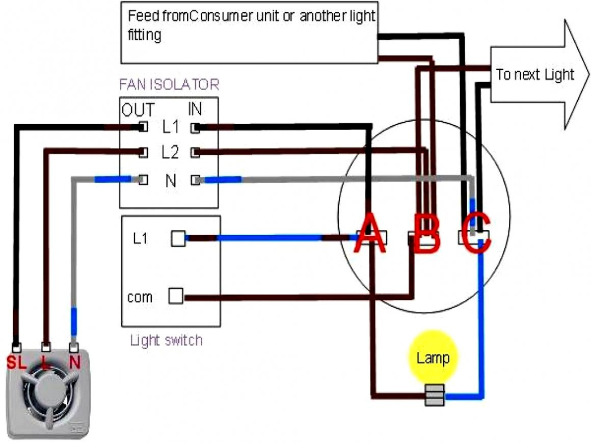 Wiring Diagram Of Bathroom Fan | Manual E-Books - Double Switch Wiring Diagram