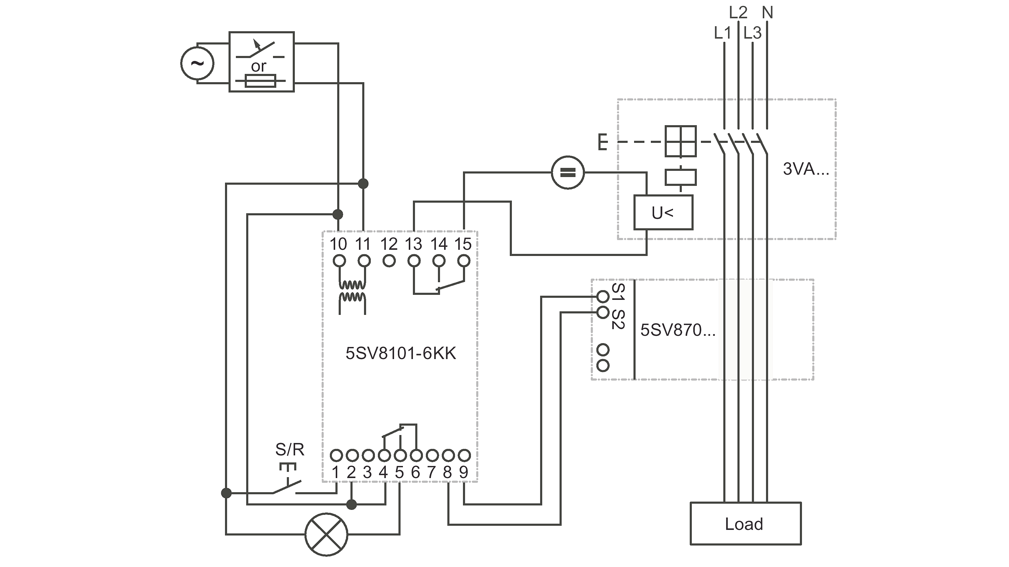 how to wire shunt trip breaker