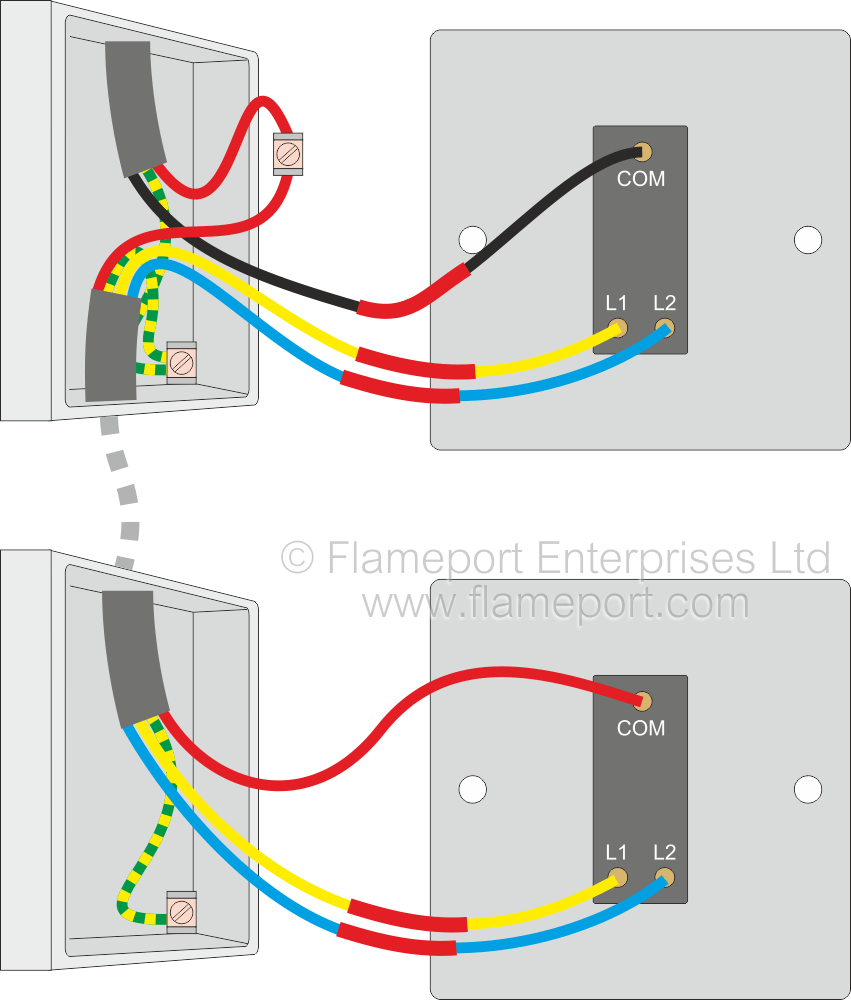 Wiring Diagram Two Way Switching For 2 Switch 1 Lighting Circuit - 2 Way Switch Wiring Diagram