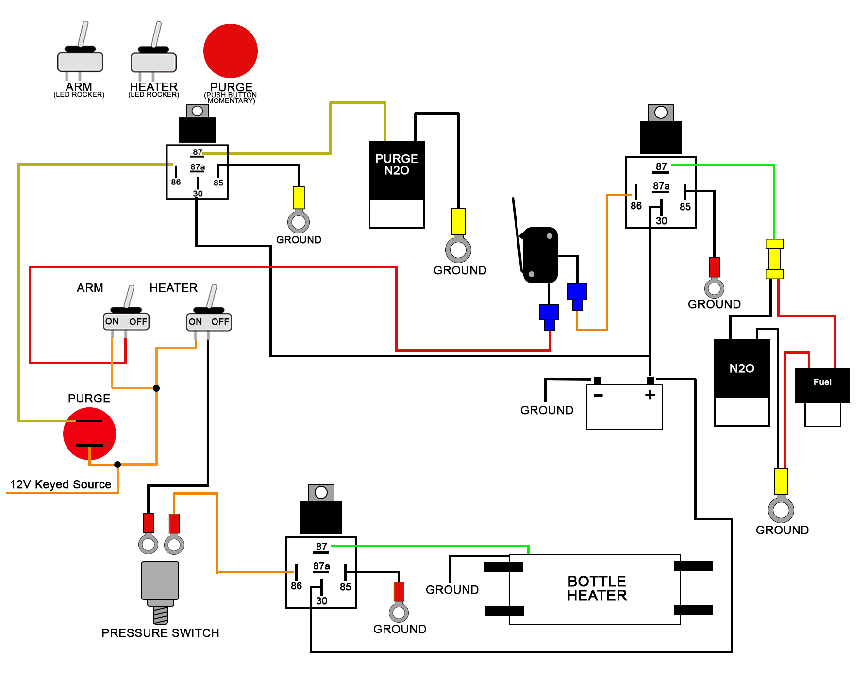 Push Button Switch Wiring Diagram Cadicians Blog