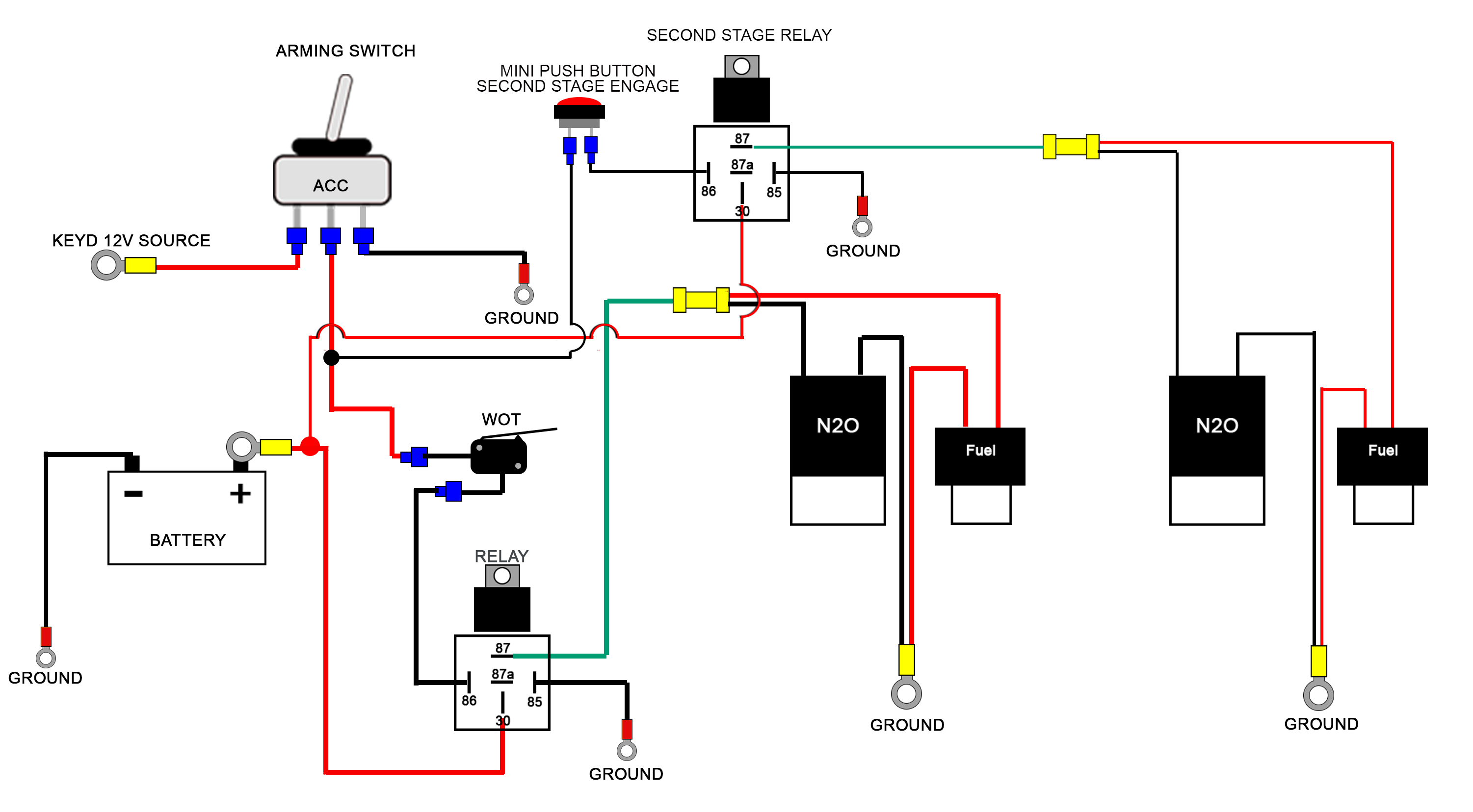 Wiring Diagrams - Push Button Switch Wiring Diagram