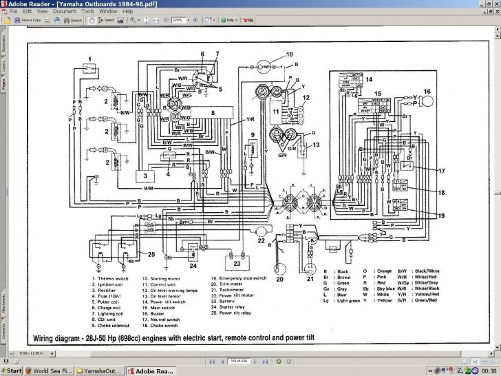 Yamaha 703 Remote Control Tachometer Wiring Diagram Wiring Yamaha