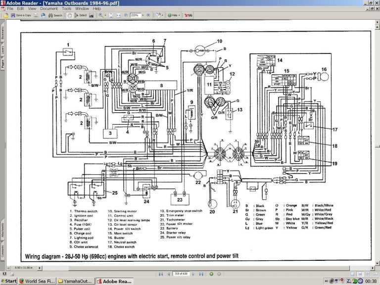 Yamaha 703 Remote Control Tachometer Wiring Diagram - Wiring - Yamaha