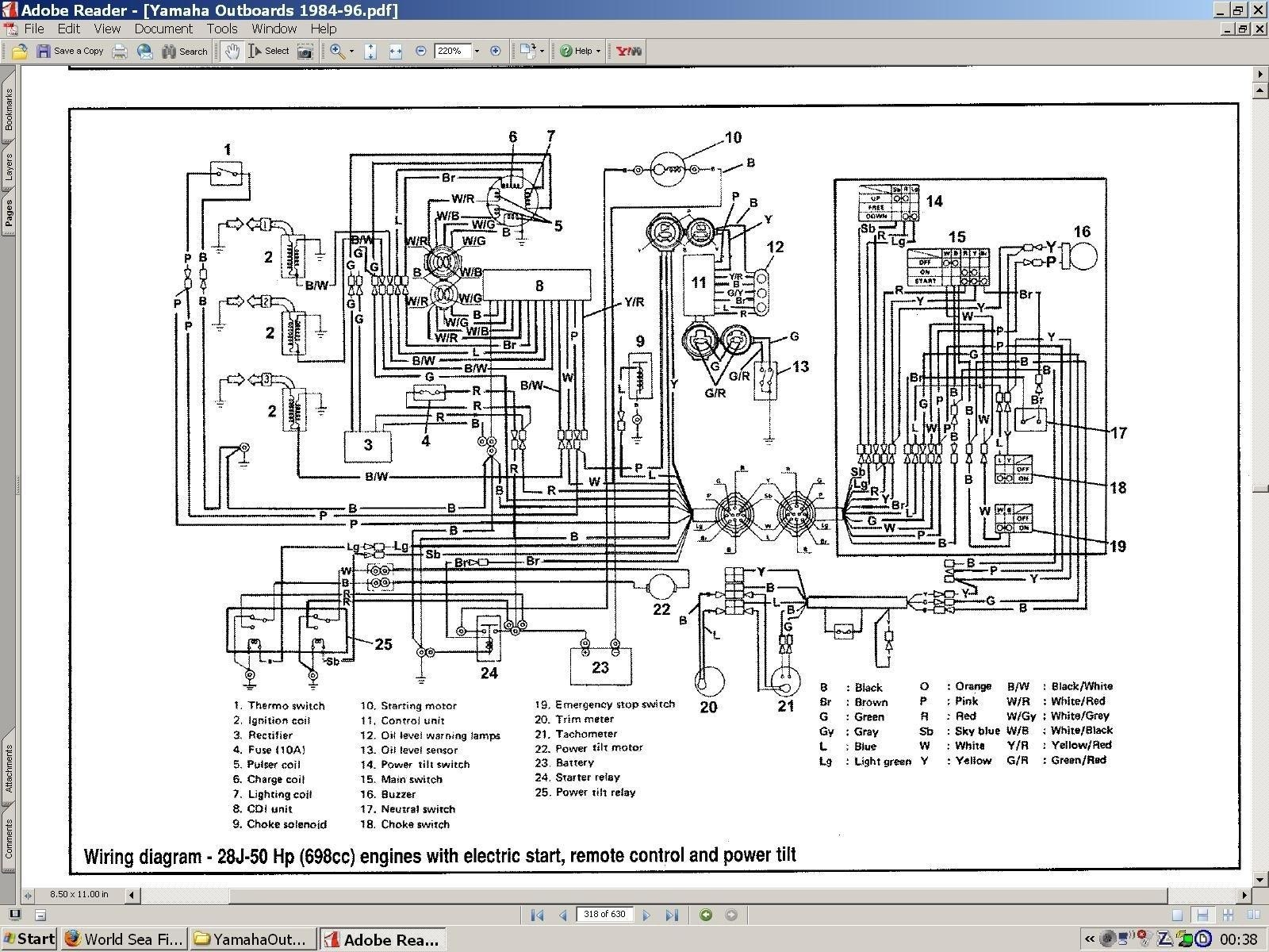 Yamaha Outboard Tachometer Wiring Diagram - Cadician's Blog