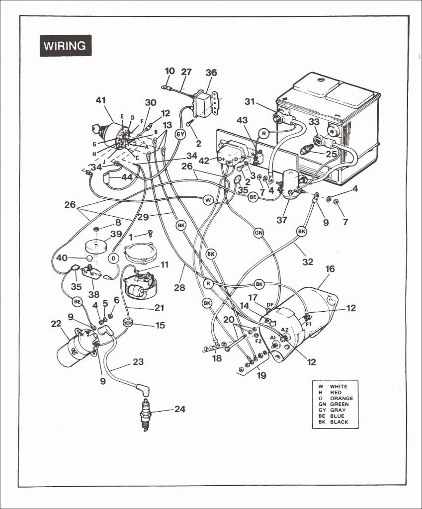 Yamaha Golf Cart Solenoid Wiring Diagram - Zookastar - Yamaha Golf Cart Wiring Diagram